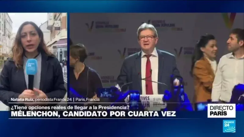 Mélenchon se presentará por cuarta vez a las presidenciales francesas: ¿cuáles son sus opciones?