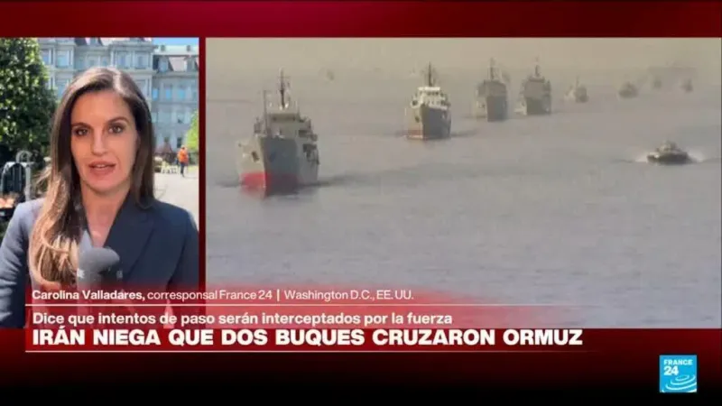 Declaraciones cruzadas entre Estados Unidos e Irán por buques estadounidenses en Ormuz