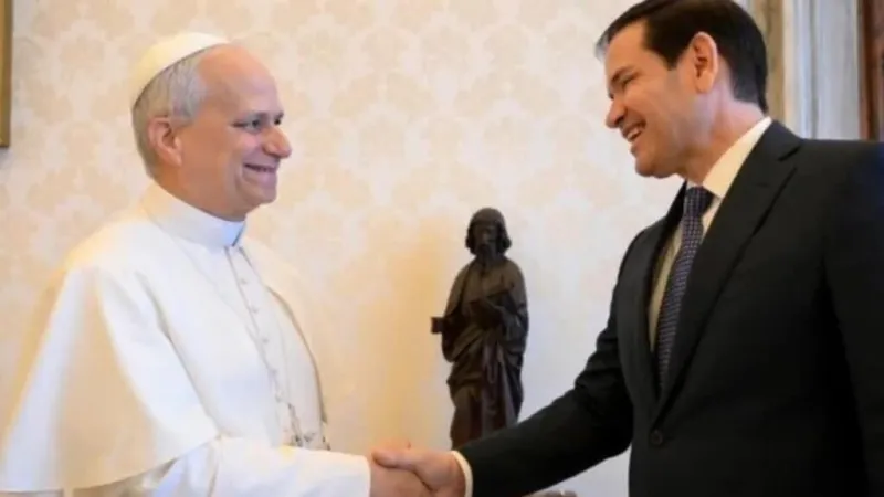 Rubio se reunirá con León XIV para subsanar relaciones rotas con el Vaticano
