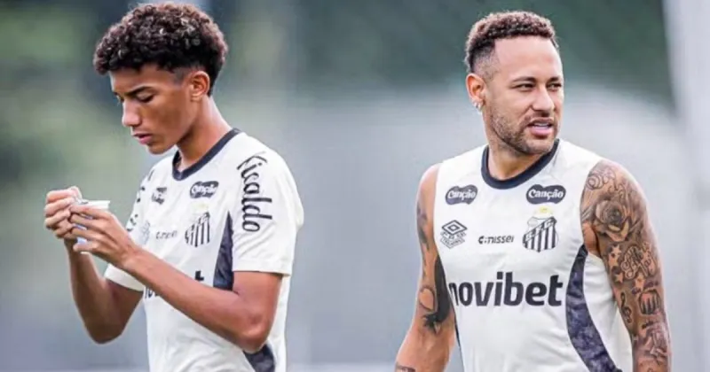 Escándalo en el Santos: acusan a Neymar de pegarle una fuerte patada y una cachetada al hijo de Robinho