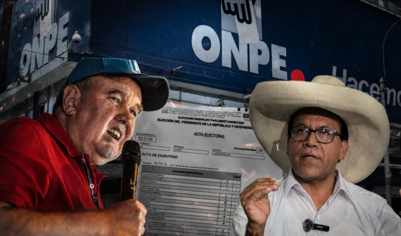 Las mesas de votación 900000: López Aliaga solo ganó en 30 de ellas, mientras que Roberto Sánchez en más de 3.200