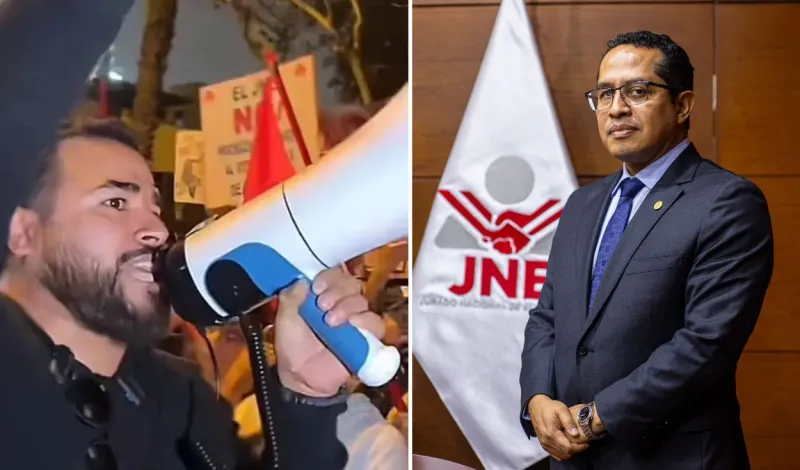 Procuraduría del JNE denuncia a Jorge Ugarte por protestas frente a la casa de Roberto Burneo