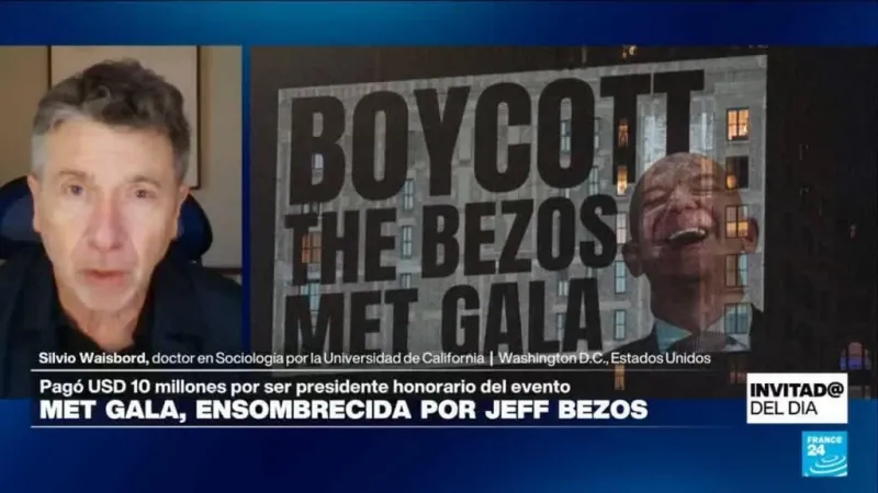 ¿Por qué la donación de Bezos a la Met Gala 2026 generó tanto rechazo?