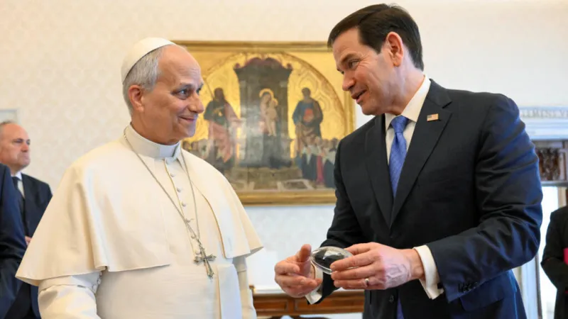 Marco Rubio visita el Vaticano tras las tensiones entre Trump y León XIV