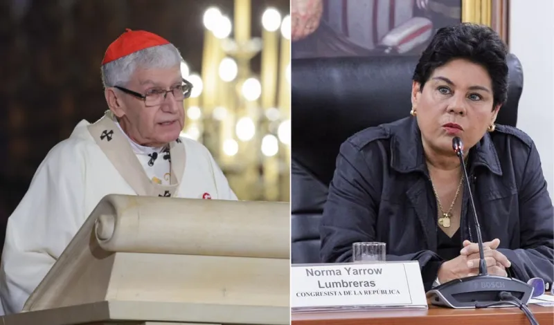 Vocero del Arzobispado de Lima cuestiona a Norma Yarrow por tildar de “rojo y zurdo” al cardenal Carlos Castillo
