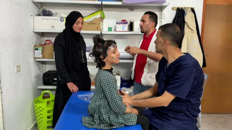 Gaza: máscaras fabricadas con impresoras 3D ayudan a tratar pacientes con quemaduras
