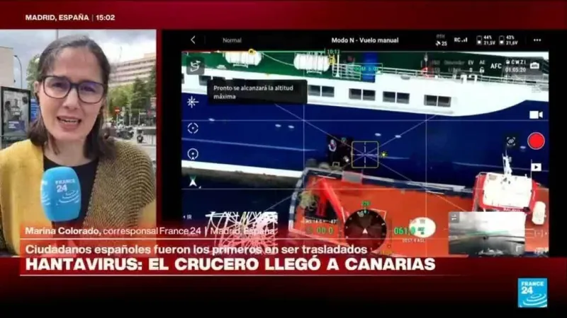 Informe desde Madrid: evacúan pasajeros del MV Hondius, afectado por hantavirus