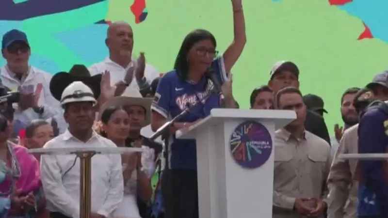 Venezuela: Delcy Rodríguez viaja a La Haya en disputa por el Esequibo