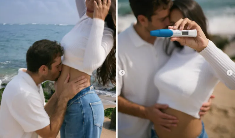 Querida modelo peruana anuncia que será madre por tercera vez a los 31 años junto a su novio deportista: “5 meses viéndote crecer”