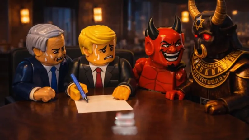 Irán y la guerra digital contra Trump: las animaciones virales tipo Lego que inundan redes