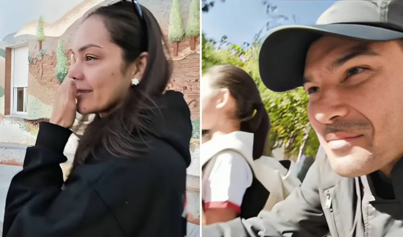 Karen Schwarz llora al dejar a sus hijas en su primer día de clases en España y Ezio Oliva se sincera: "Ha sido un proceso duro"