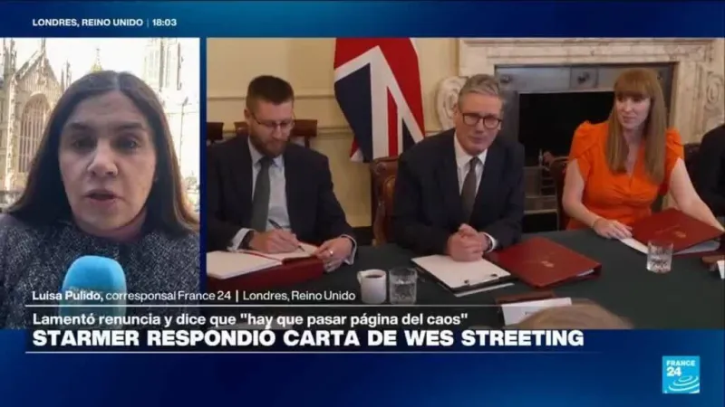 Informe desde Londres: premier Keir Starmer lamenta renuncia de ministro de Salud, Wes Streeting
