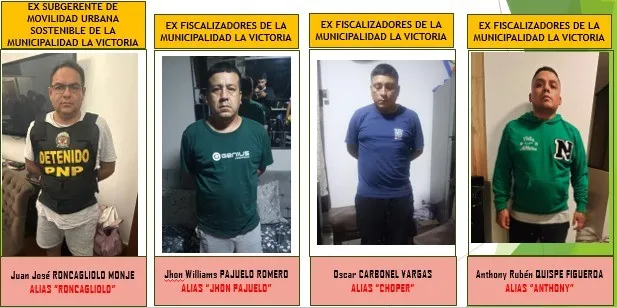 Funcionario del Ministerio de Justicia formaría parte de Los pulpos de La Victoria