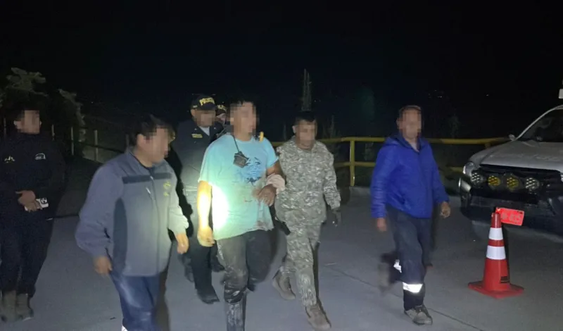 Liberan a 33 mineros secuestrados en mina La Joya tras operativo de las fuerzas armadas en Pataz