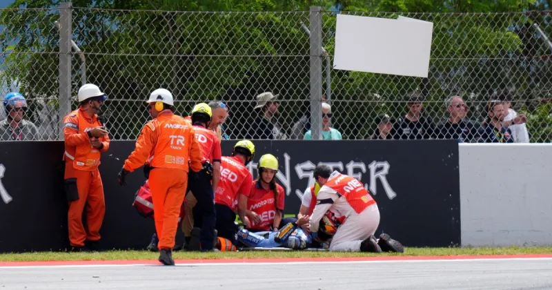 Alex Márquez asustó a todos en el MotoGP: cómo está tras el brutal accidente que paralizó el GP de Cataluña
