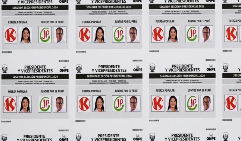 Elecciones 2026: así será la cédula de votación para la segunda vuelta entre Keiko Fujimori y Roberto Sánchez