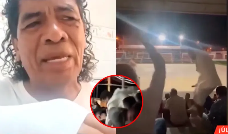 Cómico 'Cachay' es agredido bruscamente en show en Chiclayo y queda gravemente herido: fue llevado de emergencia a centro de salud