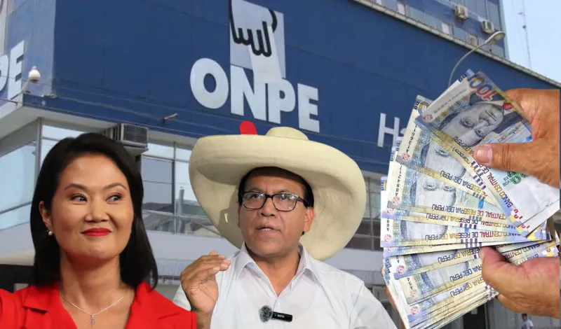 ONPE destinará más de S/10 millones de franja electoral a Fuerza Popular y Juntos por el Perú para la segunda vuelta