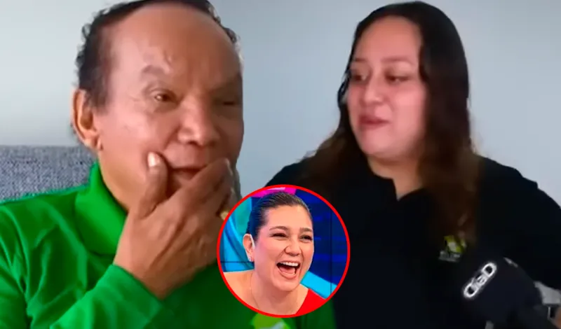 Melcochita comete terrible error al llamar Monserrat a su nueva pareja Heidy Amado y ella lo confronta: "¿Qué me has dicho? No me confundas"