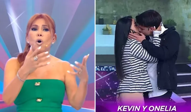 Magaly Medina lanza polémico mensaje tras ver en vivo el apasionado beso entre Onelia Molina y Kevin Díaz en ‘EEG’: “Ellos no coordinan ni sus vidas”