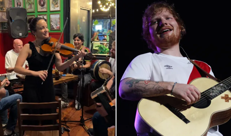 Banda de Ed Sheeran sorprende con inesperada interpretación de ‘Cariñito’ previo al concierto en Lima: "Imposible resistirse a nuestra música"