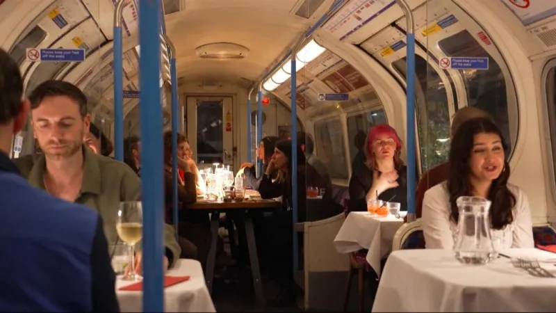 Londres transforma sus icónicos autobuses y vagones en restaurantes único