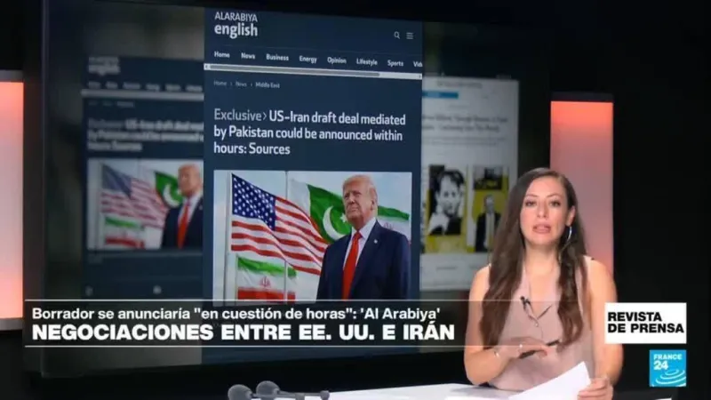 "Borrador del acuerdo entre EE. UU. e Irán podría anunciarse en cuestión de horas": 'Al Arabiya'