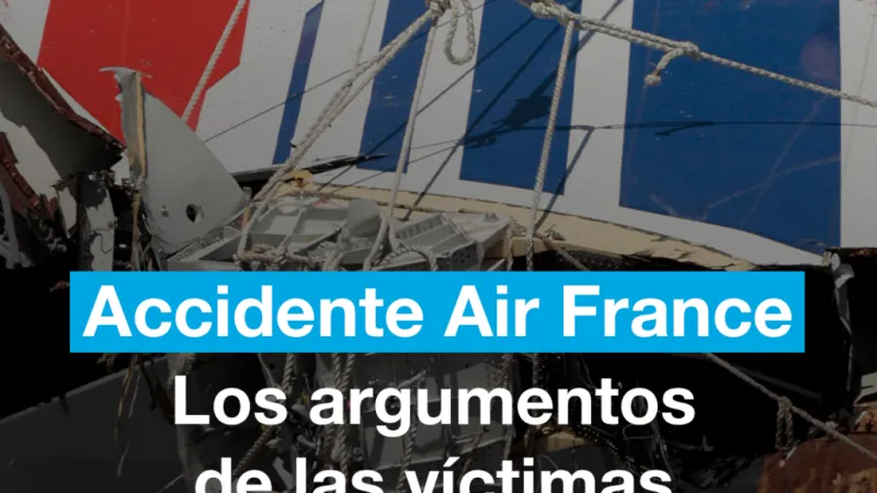 Accidente Air France: los argumentos de las víctimas