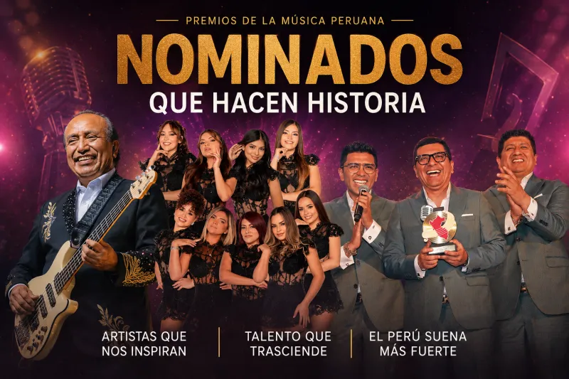 Premios Cape Música 2026: Corazón Serrano, Grupo 5, Agua Marina, Daniela Darcourt y más artistas peruanos fueron nominados
