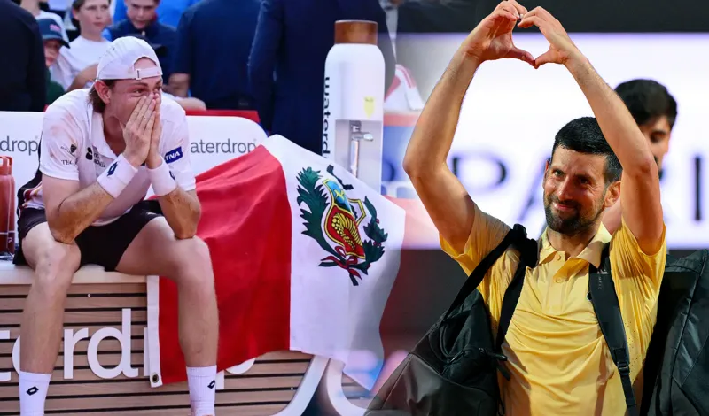 Novak Djokovic e Ignacio Buse protagonizan emotivo momento tras título del peruano: "Machu Picchu te espera, amigo"