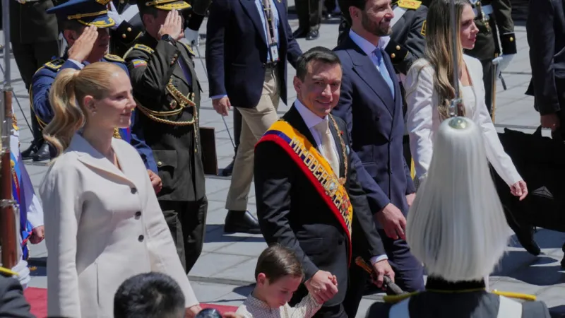 La "mano dura" de Noboa cumple un año en el poder y celebra logros económicos y de seguridad