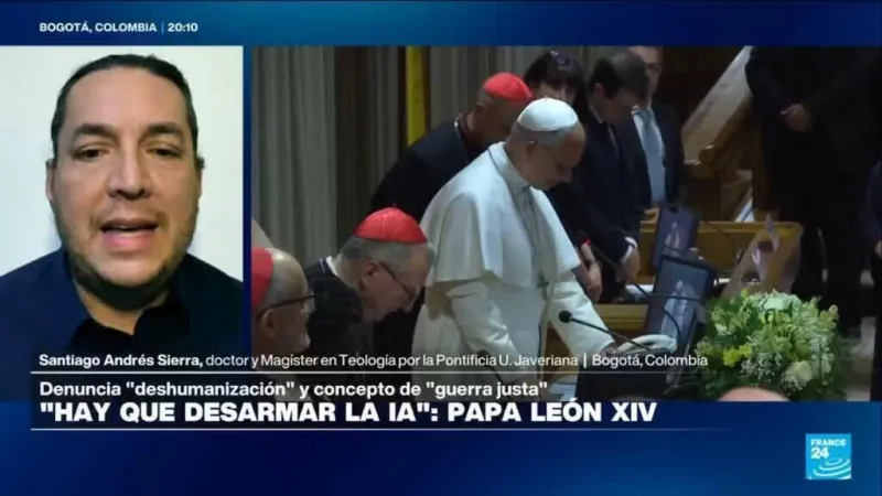 Santiago Sierra: "El papa León XIV quiere ser enfático en que la guerra no es justa en ningún caso"