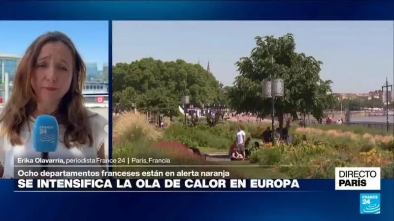Directo París y las altas temperaturas que golpean Francia, pese a seguir en primavera