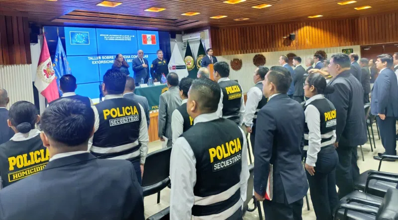 Perú fortalece la lucha contra la extorsión, el secuestro y el sicariato