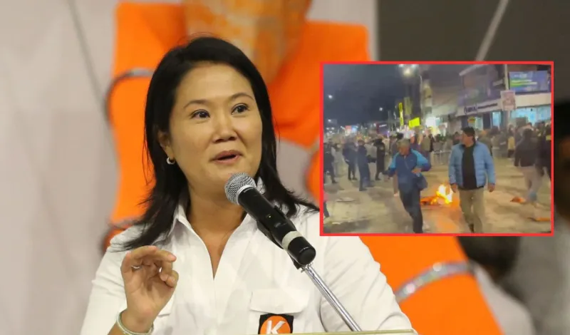 Rechazo masivo a Keiko Fujimori en Huancayo: PNP usa bombas lacrimógenas para dispersar a manifestantes