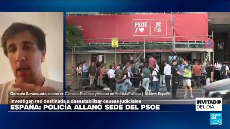 ¿Por qué la Guardia Civil española pidió documentación a sede del PSOE en medio de investigaciones?