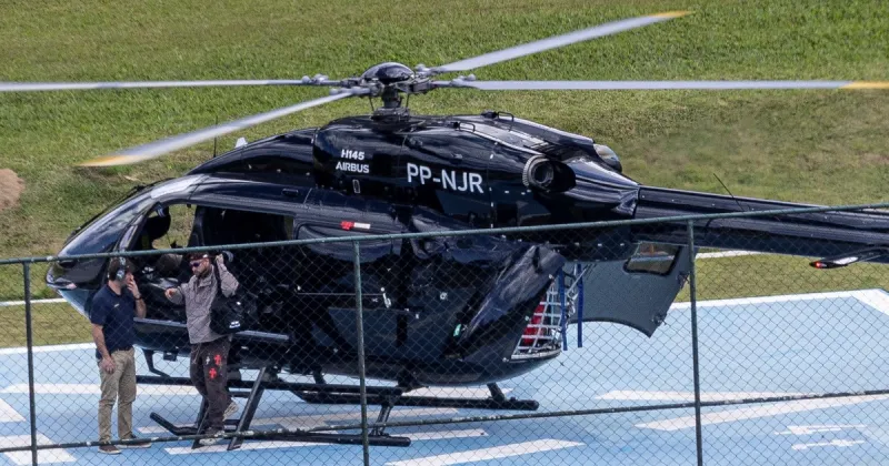 Neymar llegó a la concentración de Brasil en helicóptero: cómo fue el encuentro con Ancelotti y sus compañeros