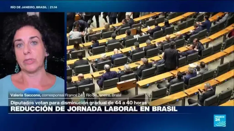 Diputados en Brasil votan para disminución gradual de jornada laboral