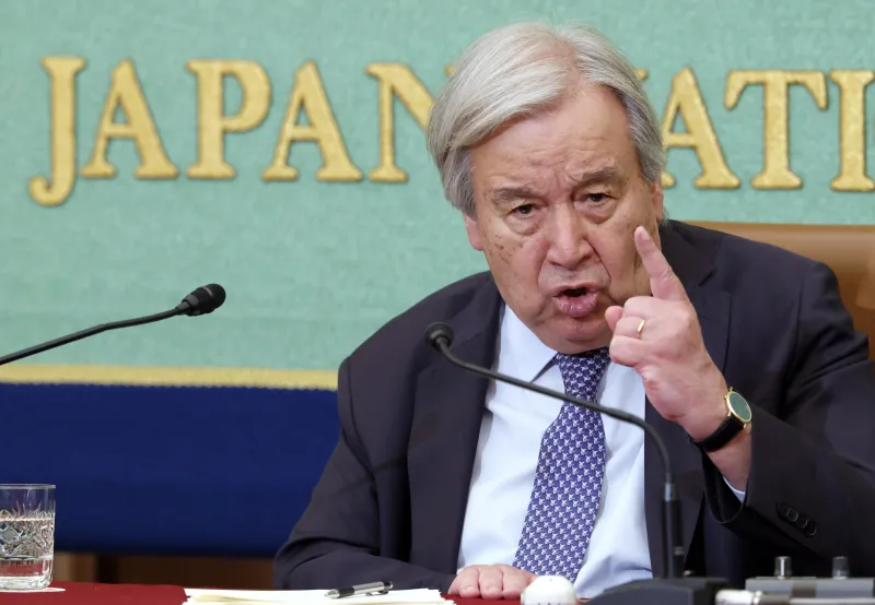 Israel suspende relaciones con el secretario general de la ONU