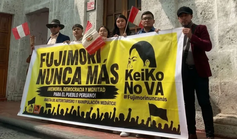 Arequipa: colectivos anuncian movilizaciones en contra de Keiko tras su llegada