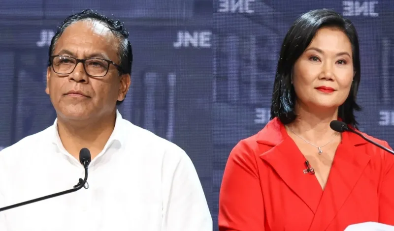 Encuesta IEP: Keiko Fujimori alcanza el 36% de intención de voto y Roberto Sánchez registra el 30%
