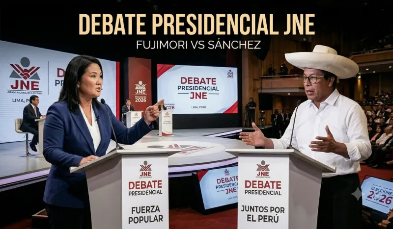 Debate Presidencial 2026 entre Keiko Fujimori y Roberto Sánchez: ¿Cuáles son los temas y cuánto durará cada bloque?