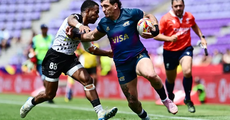 Los Pumas 7's son de bronce: tras perder con Sudáfrica en semis, tuvieron revancha ante Fiji y quedaron terceros en Valladolid