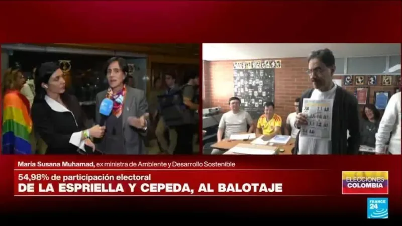 Susana Muhamad: "Aquí nos jugamos, entre la vida y la muerte, lo que pasará en Colombia"