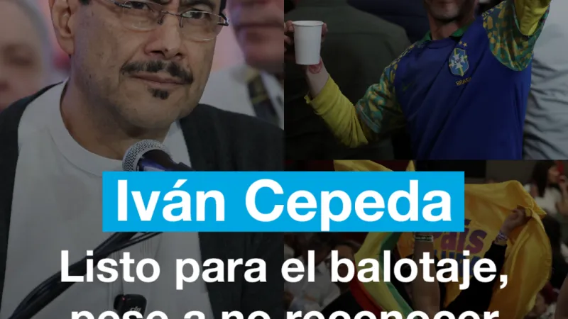 Iván Cepeda: listo para el balotaje, pese a no reconocer resultado del preconteo