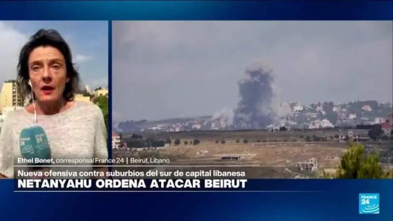 Informe desde Beirut: Netanyahu ordena atacar suburbios de la capital libanesa