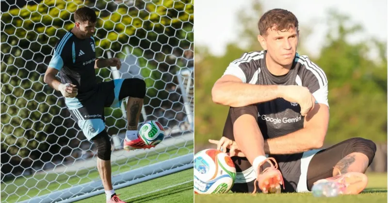 "Triste, pero con mucha ilusión": Dibu Martínez habló tras su primer entrenamiento con Argentina en Kansas