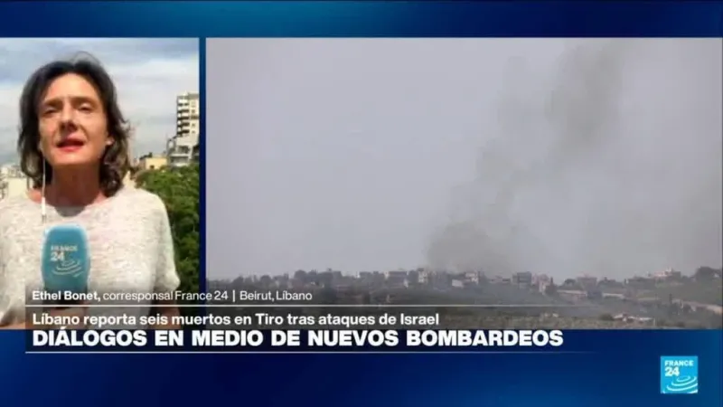 Diálogos entre Israel y Líbano sin Hezbolá en medio de nuevos bombardeos en Beirut