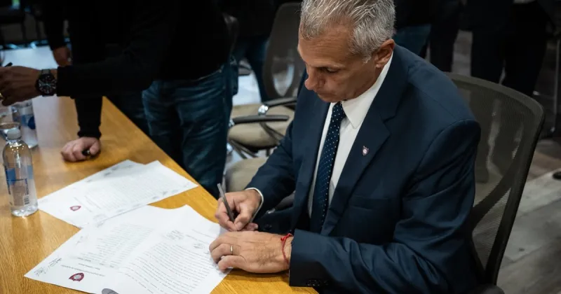 San Lorenzo: Marcelo Culotta asumió oficialmente como nuevo presidente y dio un primer mensaje claro
