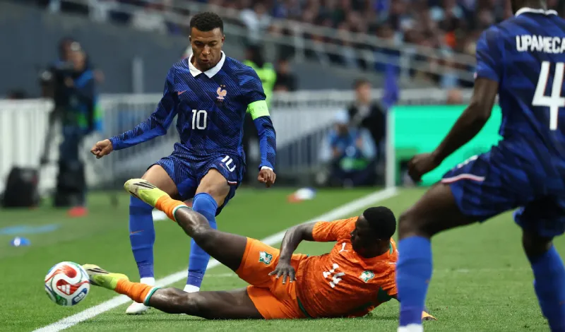 La selección de Francia dejó muchas dudas en su amistoso frente a Costa de Marfil y cayó 1-2 en Nantes